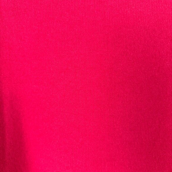 LANDS END 100% Cashmere Sweater, Candy Apple Red, Ladies Size M (8-10) - Picture 2 of 5